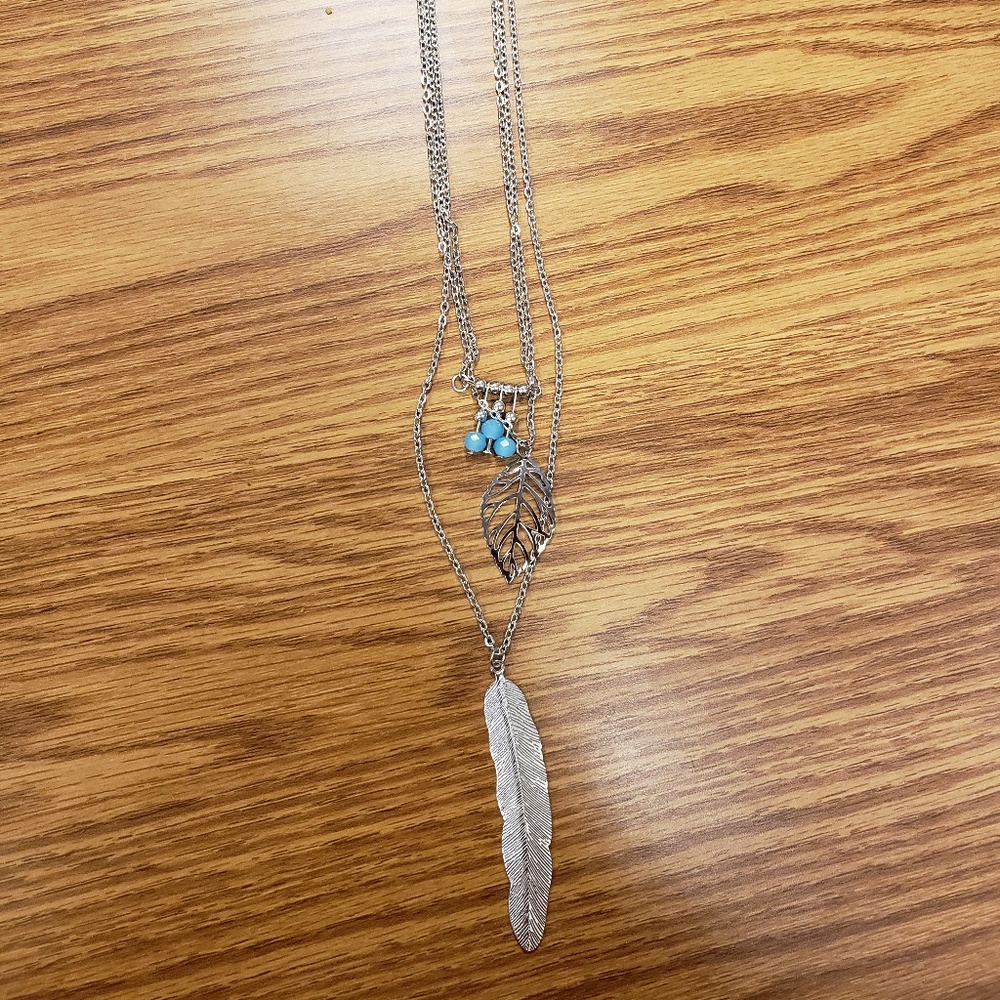 Feather necklace